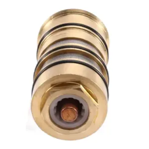 ABZL Replacement Brass Thermostatic Cartridge,Shower Mixer Valve Bar Repair Kit Faucet Bathroom Water Temperature Control