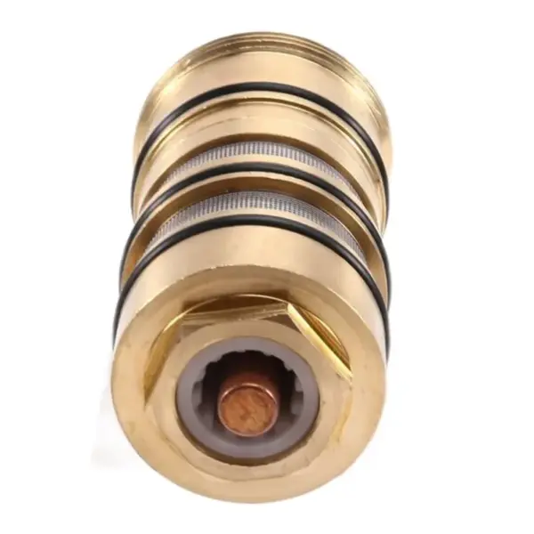 ABZL Replacement Brass Thermostatic Cartridge,Shower Mixer Valve Bar Repair Kit Faucet Bathroom Water Temperature Control