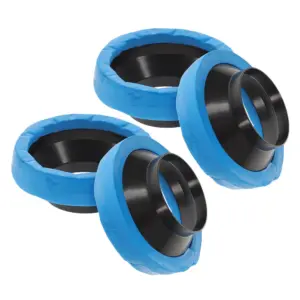 4Pcs Universal Toilet Seal Flange Ring Rubber Gasket Replacement Kit Leak Proof Toilet Bowl Repair Parts Bathroom Accessory