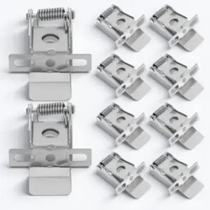 1Set Downlight Spring Clip Recessed Light Retaining Clamp Metal Panel Lamp Clip Ceiling Fixture Accessory Recessed Light Clips