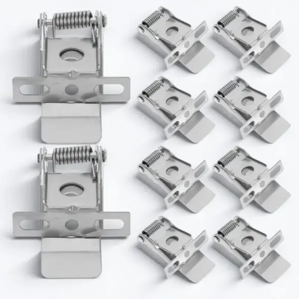 1Set Downlight Spring Clip Recessed Light Retaining Clamp Metal Panel Lamp Clip Ceiling Fixture Accessory Recessed Light Clips