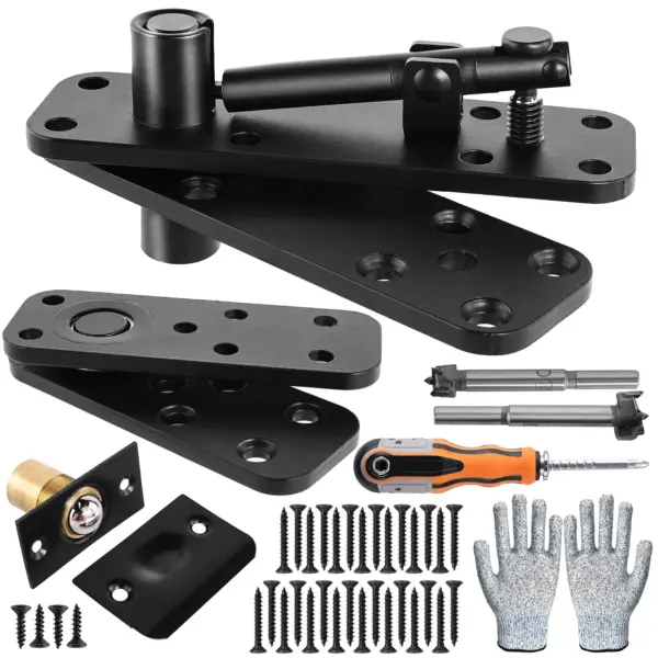 Heavy Duty Hidden Door Hinge for Wood Secret Door, Hardware for Hidden Door 360 Degree Rotating Door Hinge For Wooden Doors
