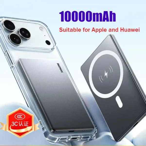 20W 5000mAh Wireless Fast Charging Power Bank 3C Certified Compatible with iPhone 17