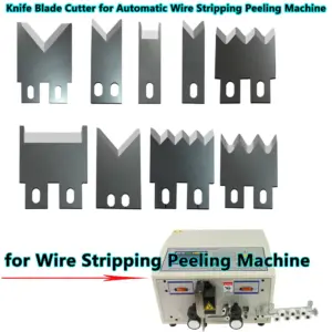 Hot Wire Stripper Tool SWT508 220 Automatic Computer Cable Peeling Cutting Machine Blade Cutter High Speed Steel Knife