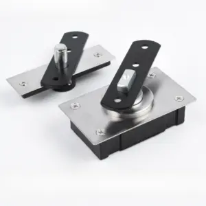 1Set Heavy Duty Door Pivot Hinges 360 Degree Rotary Invisible Hidden Door Hinges Up and Down Mount  Shaft Loading 70~250KG