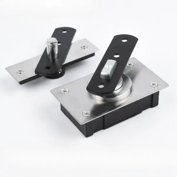 1Set Heavy Duty Door Pivot Hinges 360 Degree Rotary Invisible Hidden Door Hinges Up and Down Mount  Shaft Loading 70~250KG