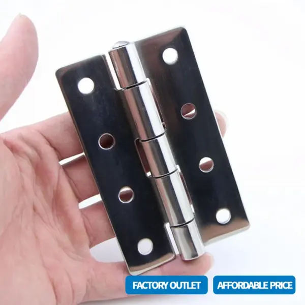 (Multiple Packs) Folding Hinges In Heavy-Duty Load-Bearing 304 Stainless Steel And Iron Large Mechanical Equipment