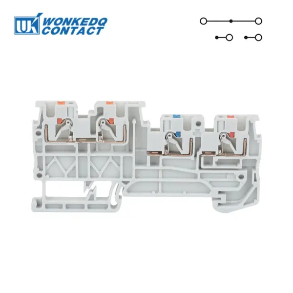PTIO1.5/S/3 With Ground/LED Module Sensor/Actuator Din Rail Terminal Block Din Rail Electric Connector PTIO 1.5/S/3-PE/LED