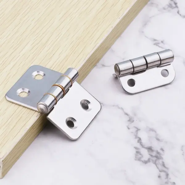 1PCS Thick Stainless Steel Hinge Hardware Folding 180 Degree Flat Opening Cabinet Door Heavy-Duty Hinge Hinge Hinge