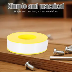 1 Roll Premium White Thread Seal Tape Ptfe Material High Density Waterproof Leak Proof Plumber Tape for Household Industrial