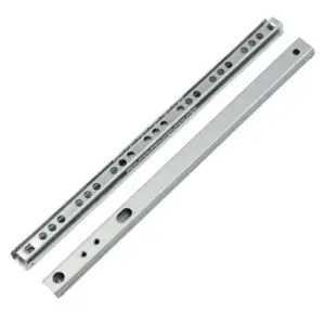 2Pcs Ball Bearing Drawer Slides Furniture Slide Steel Ball Bearing Slides Keyboard Cabinet Cupboard Drawer Runners Drawer Slide