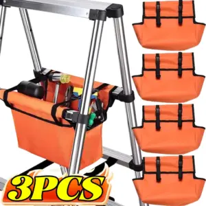 Folding Ladder Tool Storage Bag Versatile Sturdy Convenient Accessories Oxford Cloth Portable Ladder Hanging Bag for Workshop