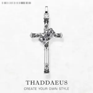 Pendant Cross with Crown Brand New Fashion Jewelry Europe Style Accessories Vintage Gift For Women & Men