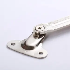 1Pcs Cabinet Door Gas Support Heavy Duty Satin Silver Strut for Lid Open 90 Degree Spring Lift Strut Cupboard Furniture DIY