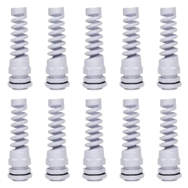 FAAJ-Waterproof Cable Kit Adjustable Cable Gland With Cable Sleeve Plastic Cable Connector Torsion Resistant PG11 Male Thread