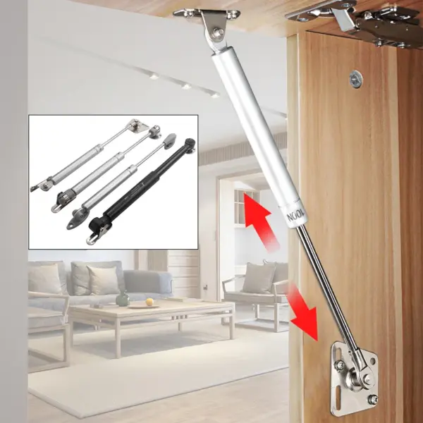 Cabinet Hydraulic Support Rod Wardrobe Pneumatic Gas Spring Hinge Door Strut Lid Furniture Hardware
