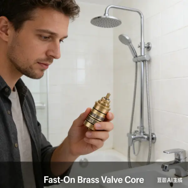 Brass Replacement Thermostatic Cartridge Shower Mixer Valve Bar Repair Kit Bathroom Water Temperature Control Faucet Cartridges