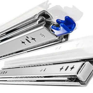 WASHINGST with Lock120KG Bearing Capacity Heavy Duty Slides  3 Fold Full Extension 53mm Wide Industrial Rail Drawer Runn