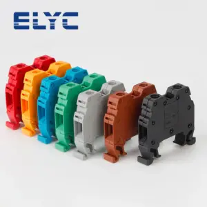 100Pcs MRK6 Screw Connection 6mm² Wire Electrical Din Rail Terminal Block onka 6