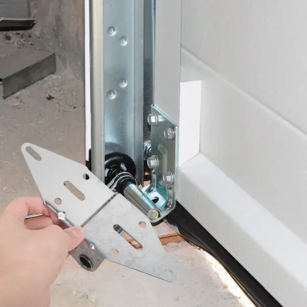 2Pcs Sturdy Iron Garage Door Hinges Replacement Kit Heavy Duty Garage Door Hinge for Residential Commercial Long