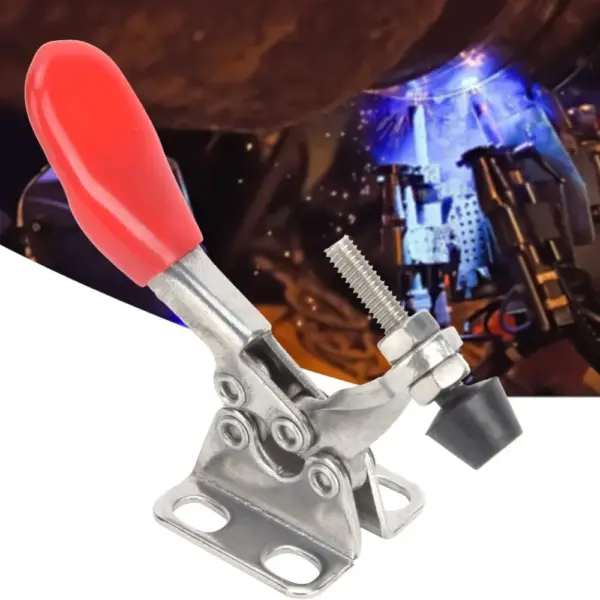 2 PCS GH-201-ASS Toggle Clamp 27KG Holding Capacity ​304 Stainless Steel Hold Down Toggle Clamp Heavy Duty ​Horizontal