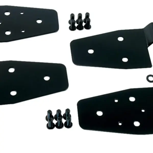 Door Hinge Kit for Jeep Wrangler YJ/TJ/LJ 1987-2006 | Steel, Black | Heavy Duty