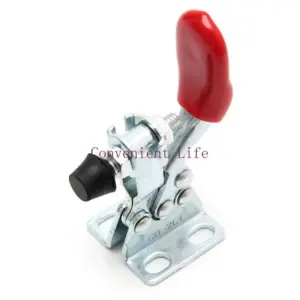 L1EE 4Pcs Metal Horizontal Quick Release Hand Tool Toggle Clamp For Fixing Workpiece