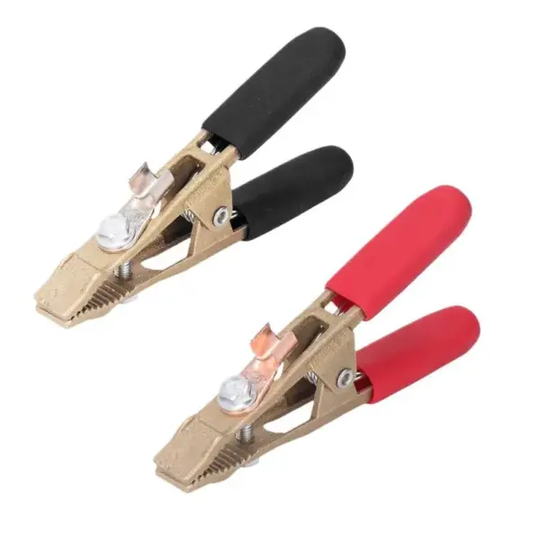 1 Piece 260A Brass Grounding Work Clamp Electric Argon Arc Welding Pliers A Shape Earth Wire Clamp Grounding Work Clamp