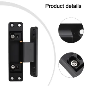 Door Hinge Hiddening Two Dimensional Heavy Duty Adjustable Hinge Glass Bedroom Door Outdoor Accessories Aluminum Alloy Hinge