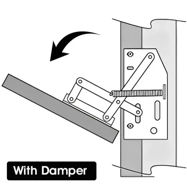 Long Lasting Flip Out Tray Hinges Stronger Load-bearing Thick 45 Degree Pivot Hinges Heavy Duty Door Connector Sink Hinges