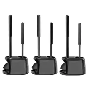 Toilet Brush and Plunger Set, 3 Pack Toilet Plungers for Bathroom with Holder Heavy Duty Toilet Bowl Brush and Holder Hidden fo