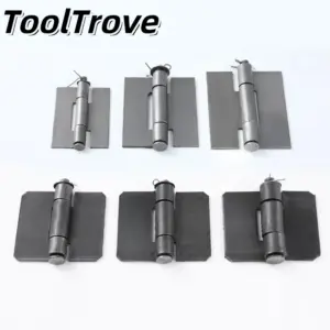 Thickened Weld-On Hinge - Heavy-Duty Hinge for Iron Doors, Cars, Truck Beds, Detachable Welding Hinge