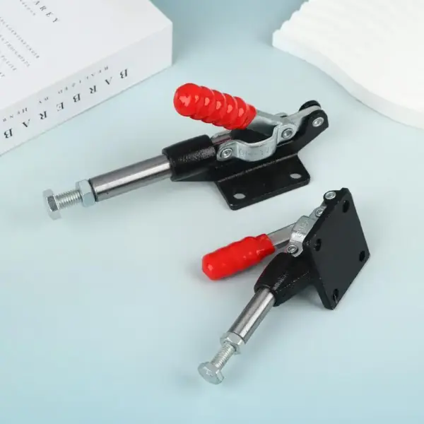 New Heavy Push Pull Toggle Clamp Push-pull Woodworking Clamp Non-slip Handble Quick Release Clamp For Woodworking Jigs Fixtures