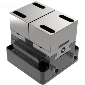 KSP-75 China Wholesale Self-centering  Precision air Pneumatic Concentric Vise Workholding for Vise Clamp Grip on Cnc Machine
