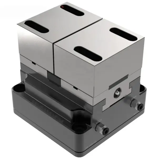 KSP-75 China Wholesale Self-centering  Precision air Pneumatic Concentric Vise Workholding for Vise Clamp Grip on Cnc Machine