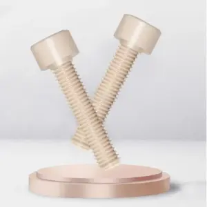 WESTCREEK 30pcs M5 PEEK socket head cap screw Hexagonal bolt polyether-ether-ketone