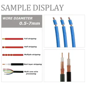 EW-1115 Manufacturer Customized Sensor Fully Automatic Wire Stripping Machine electric Wire Stripper HOT SALES