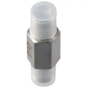 Silver One-way Valve 304 Stainless Steel 1/4 Inch NPT Check Valve Male to Male Thread Non-Return Valve Oil Water Gas