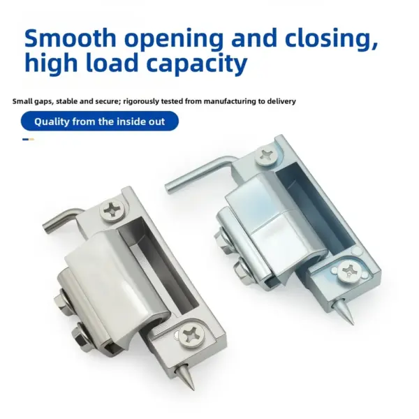 2Pcs Concealed Hinge Zinc Alloy Heavy Duty Cabinet Door Hinge For Electrical Outdoor Bin File Furniture Hardware Accessories