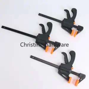 4 inch 3/4/5pcs Woodworking Bar F Clamp Clip Hard Grip Quick Ratchet Release DIY Carpentry Hand Vise Tool