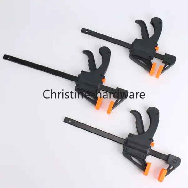 4 inch 3/4/5pcs Woodworking Bar F Clamp Clip Hard Grip Quick Ratchet Release DIY Carpentry Hand Vise Tool