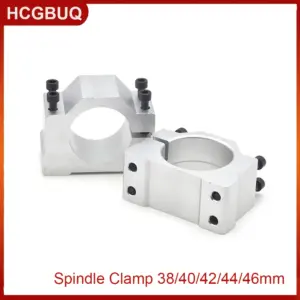 CNC Machine Spindle Motor Router Mount Bracket spindle fixture with screws 38mm,40mm,42mm,44mm,46mm Aluminum Clamp