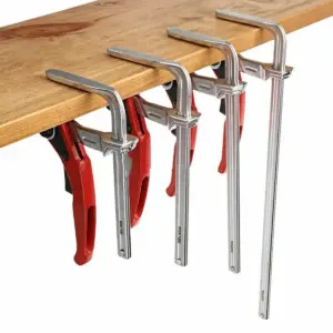 1Pcs Quick Guide Rail Clamp Carpenter F Clamp Quick Clamping for MFT and Guide Rail System Hand Tool Clamps for Woodworking