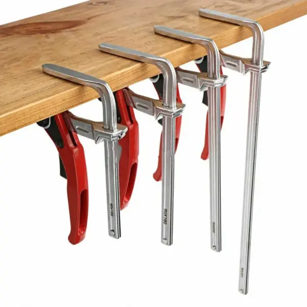 1Pcs Quick Guide Rail Clamp Carpenter F Clamp Quick Clamping for MFT and Guide Rail System Hand Tool Clamps for Woodworking