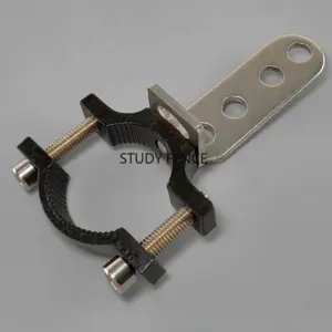 Lighting Fixture Bracket Lamp Holder Household Hardware Accessories M6 Pipe Clamp+L-shaped Bracket Pipe Diameter 20-30mm