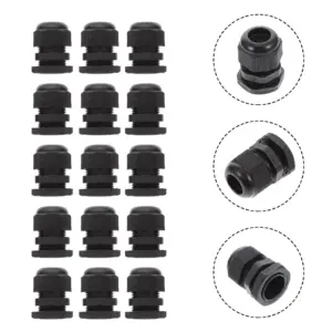 100Pcs Waterproof Cable Gland Wire Connector PP Material Strong Structure Rustproof Outdoor Lighting Cable Protector Strain