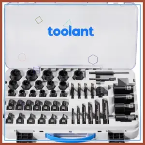 46pcs Impact Bolt Extractor Kit, Bolt & Nut Remover Socket Set for Damaged Screws and Bolts