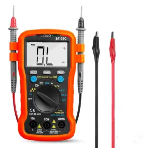 Digital Multimeter for Electrician Maintenance with Auto Ranging and Max Min Data Recording and Backlight Display