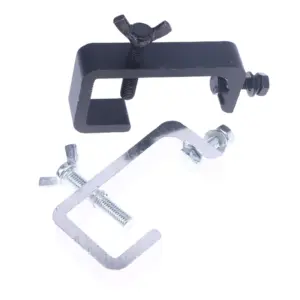 2026 NEW 1PCS Aluminum Alloy Pipe Square Tube Clamp 15-41mm Truss Mounting Hooks Stage Lighting Fixture for Disco Fair Event