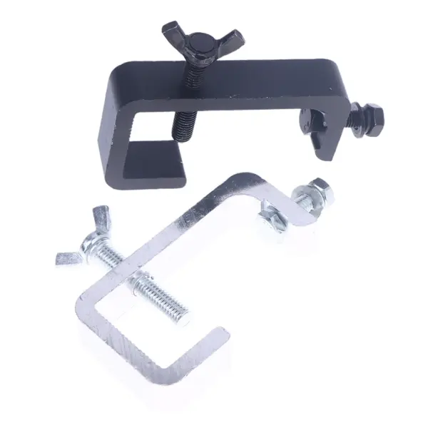 2026 NEW 1PCS Aluminum Alloy Pipe Square Tube Clamp 15-41mm Truss Mounting Hooks Stage Lighting Fixture for Disco Fair Event